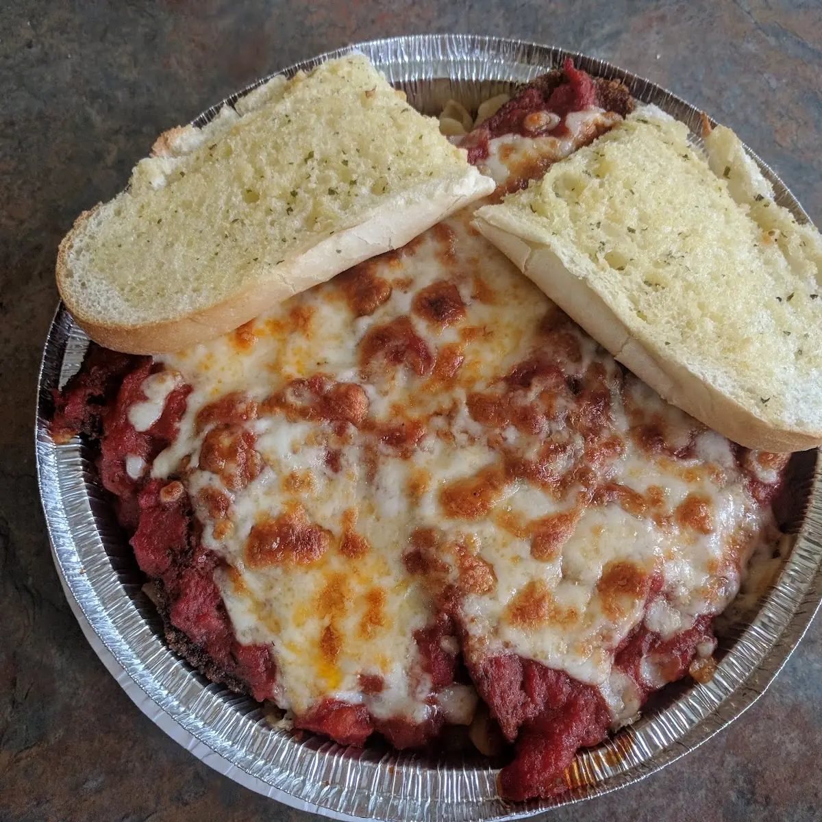 Eggplant Parmigiana & Pasta
