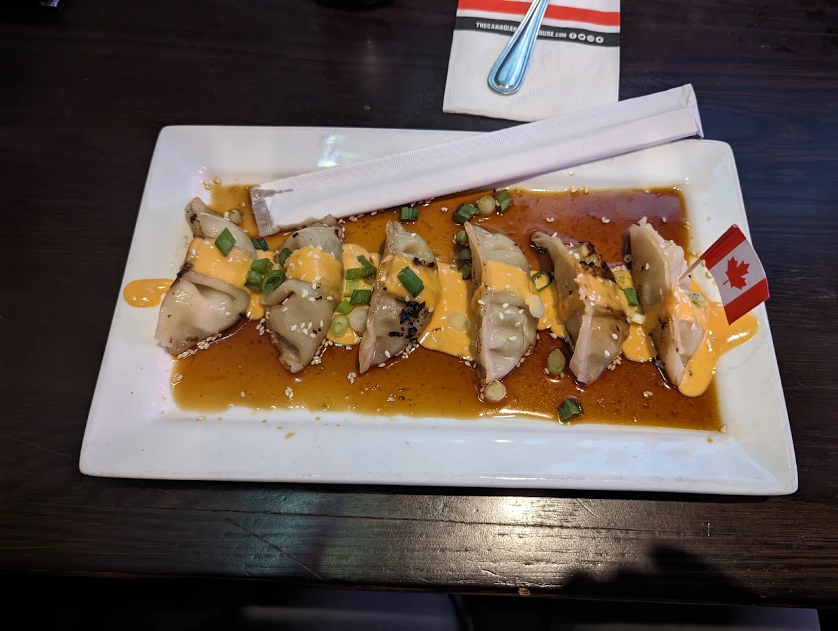 Brisket Gyoza, The Canadian Brewhouse & Grill (Fort St. John)