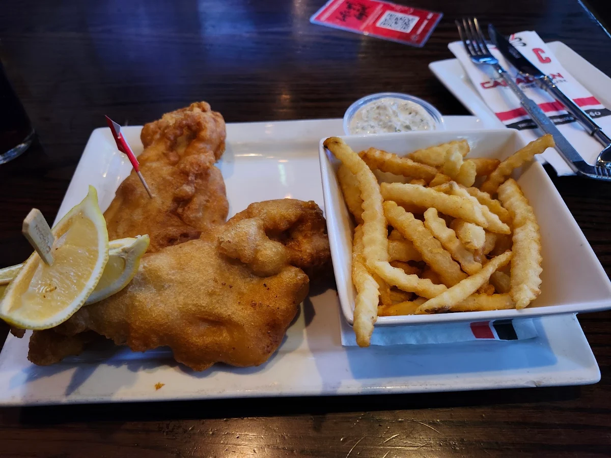 Fish and Chips, The Canadian Brewhouse & Grill (Fort St. John)