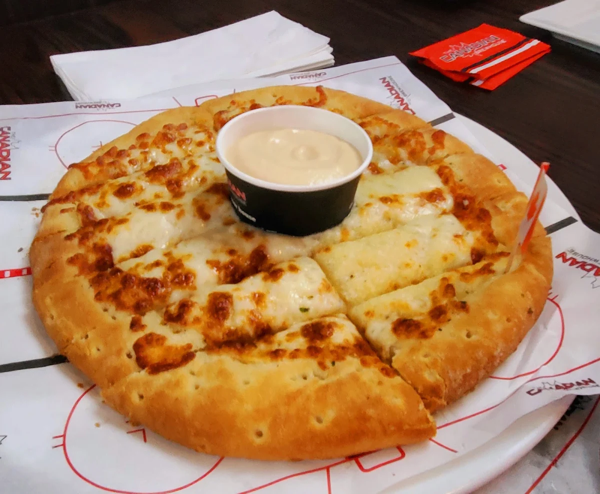 Garlic Bread with Cheese, The Canadian Brewhouse & Grill (Fort St. John)