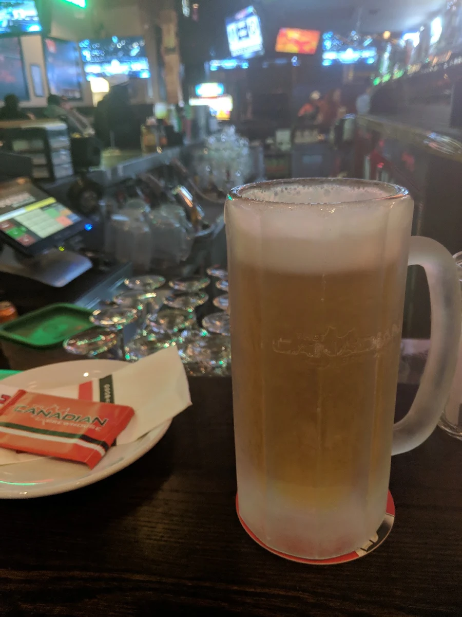 Molson Canadian Tankard, The Canadian Brewhouse & Grill (Fort St. John)