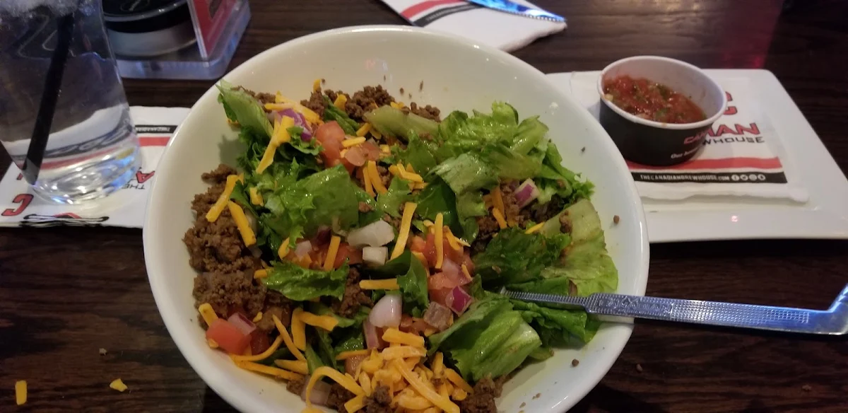 Taco Salad, The Canadian Brewhouse & Grill (Fort St. John)