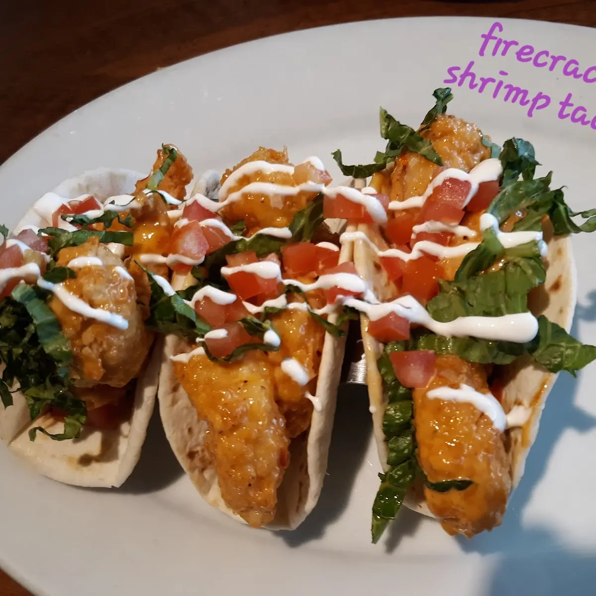 Firecracker Shrimp Tacos