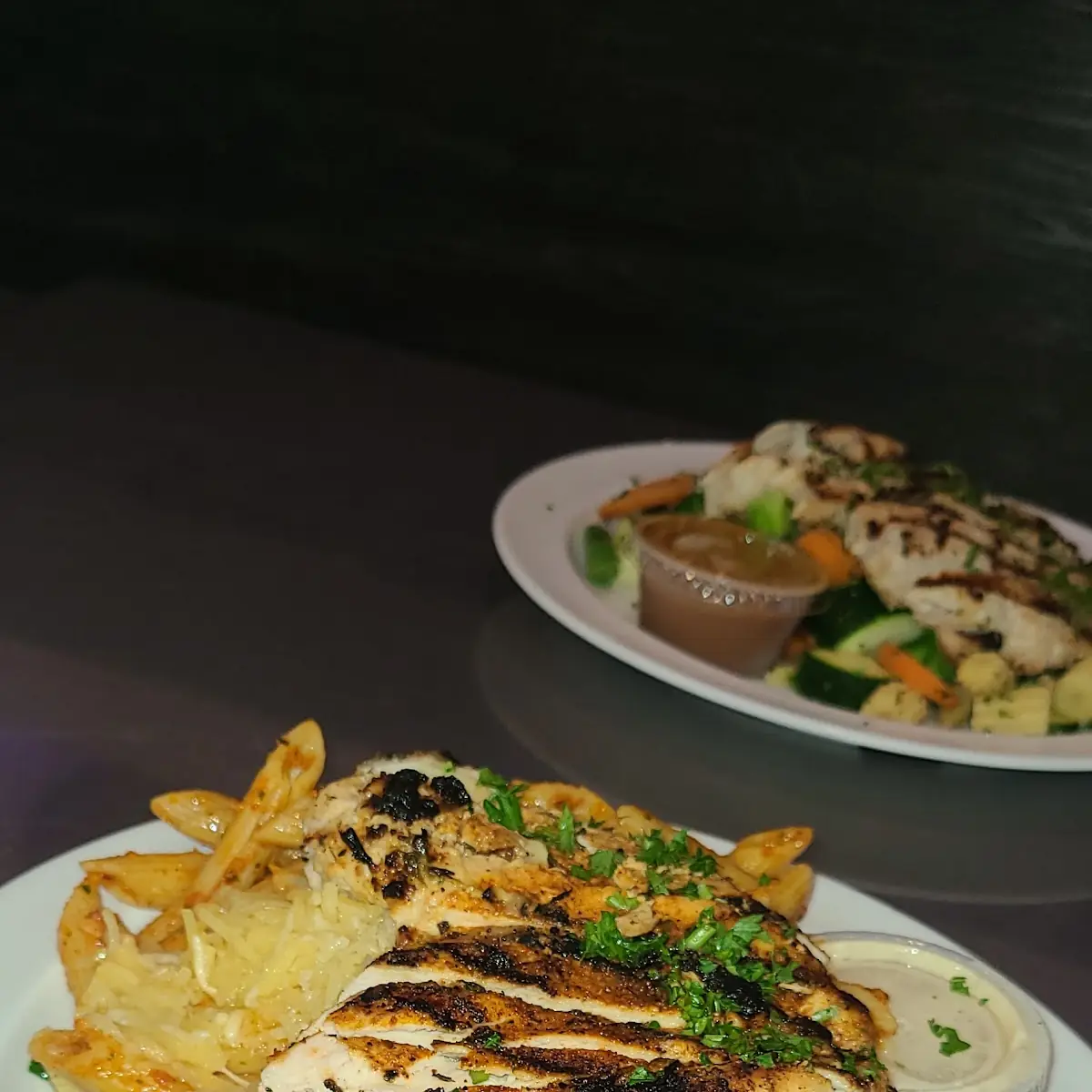 Blacked Chicken Pasta with Vegetables