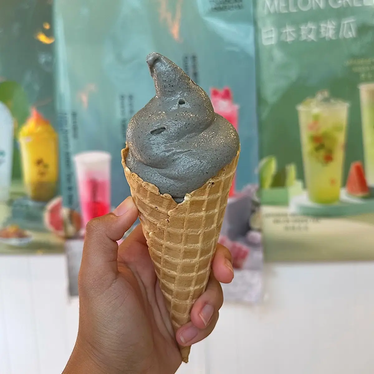 Thai Tea Flavor Soft Serve