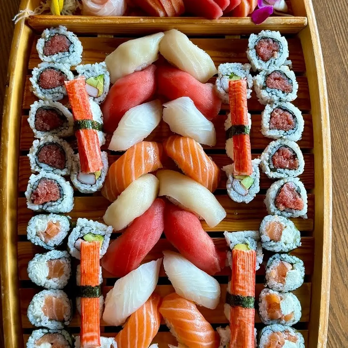 Assorted Sushi Boat Platter