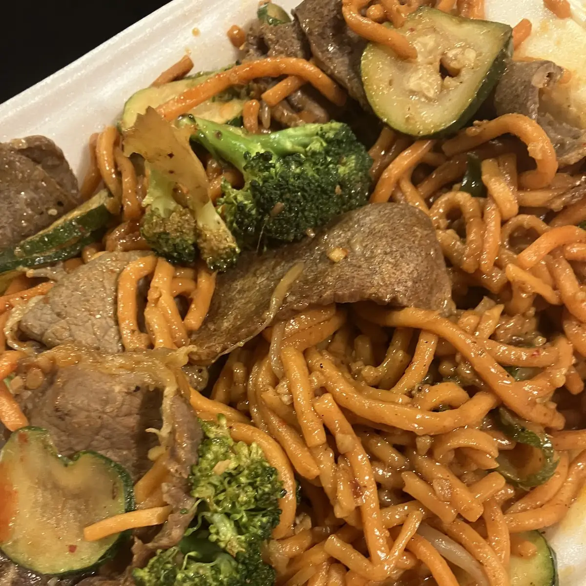 Mongolian Beef Chow Mein Noodles