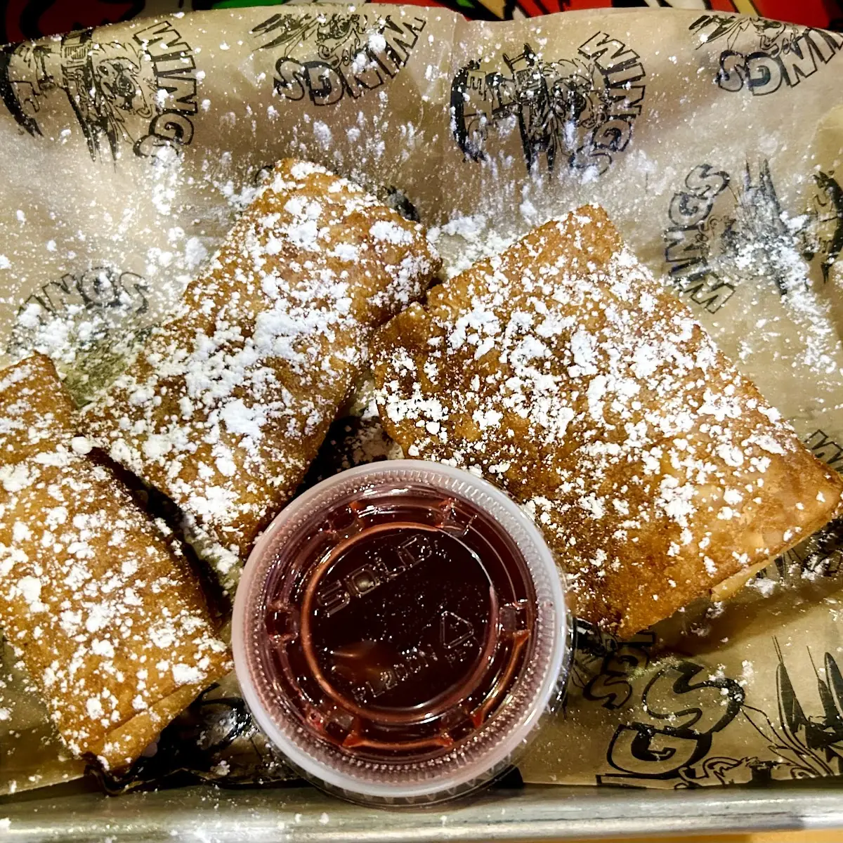 Raspberry Cheesecake Chimis
