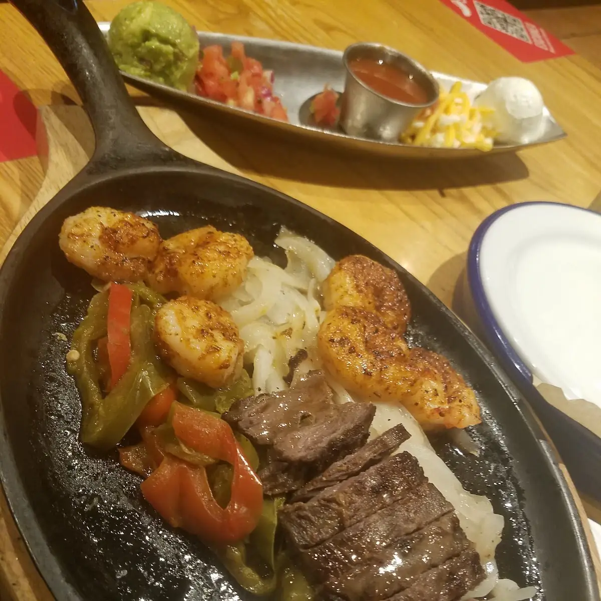 Shrimp & Steak Fajitas