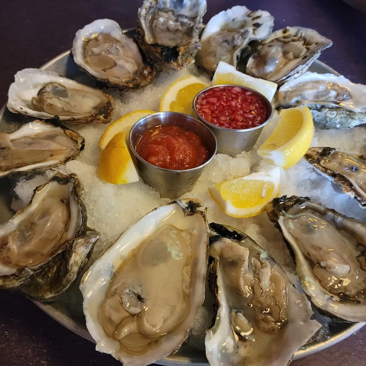 Blue Point Oysters on the Half Shell