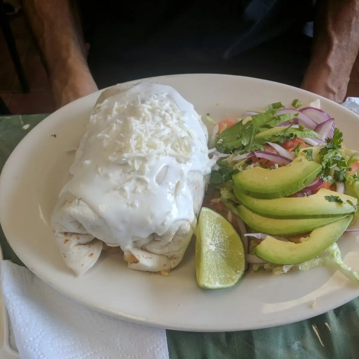 Burrito De Pollo Chicken Burrito