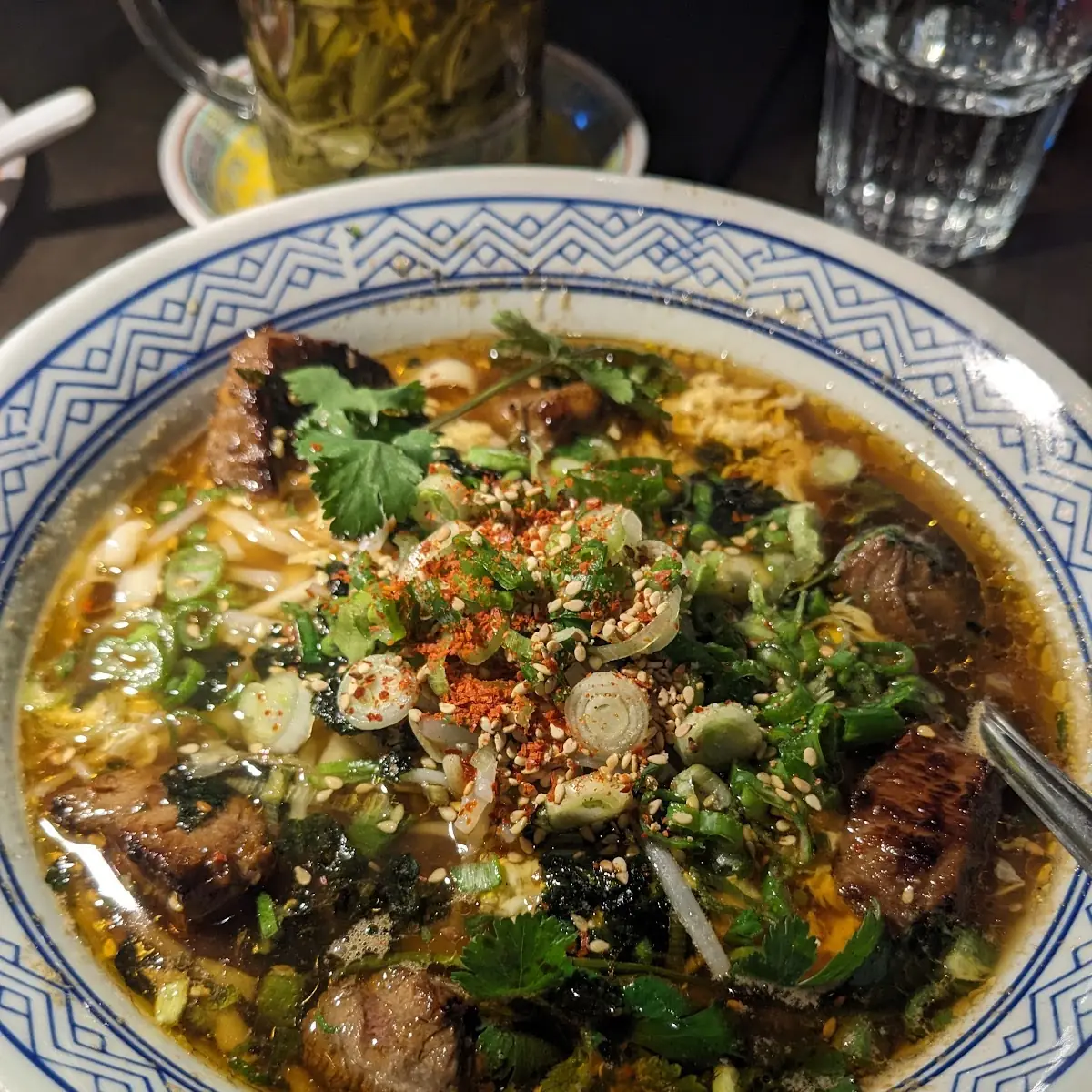 Braised Beef Udon Noodle Soup
