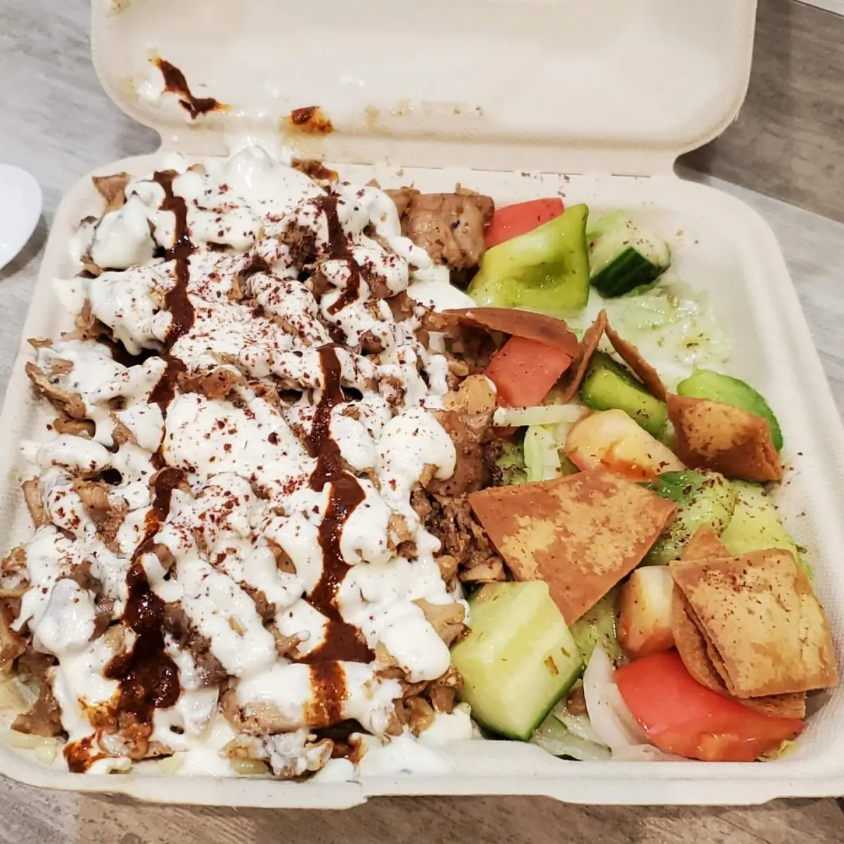 Philly Shawarma Wrap Box, Osmow's Shawarma