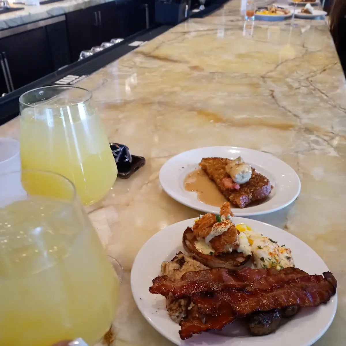 It Was Salmon They Had a Buffet
