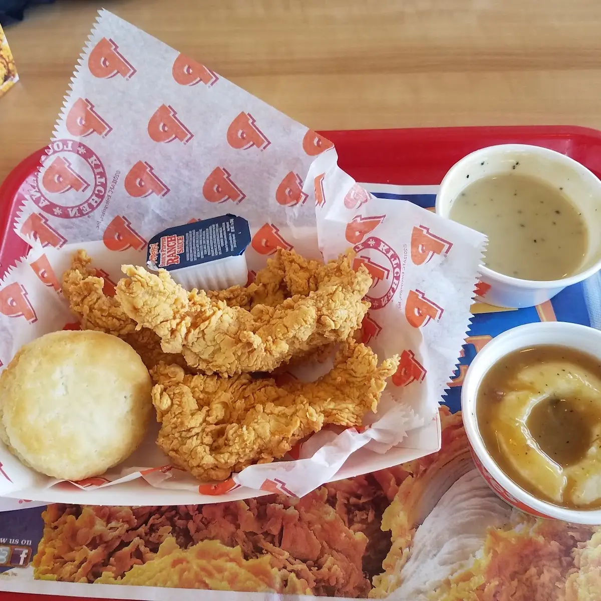 Chicken Strips and Mashed Potatoes & Gravy
