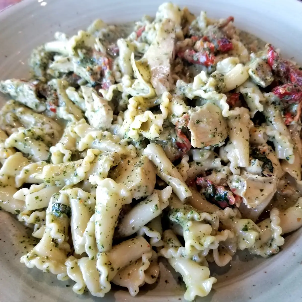 Pistachio Pesto Chicken Pasta