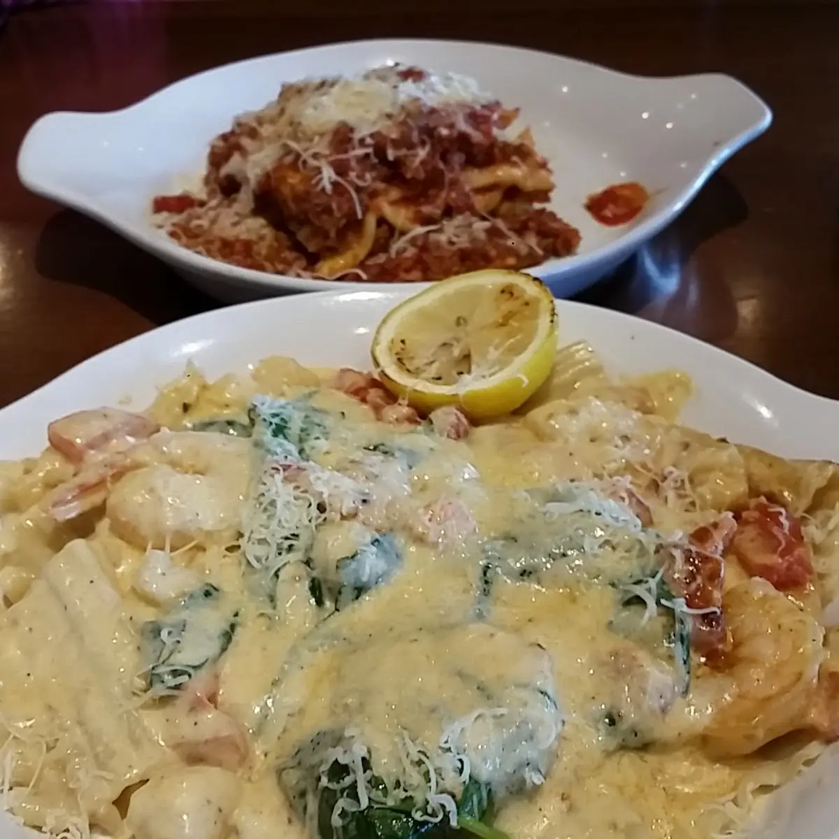 Ravioli with Shrimp & Scallops