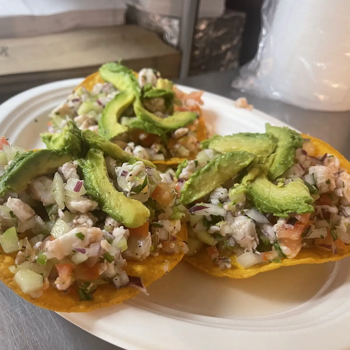 Tostada de Ceviche