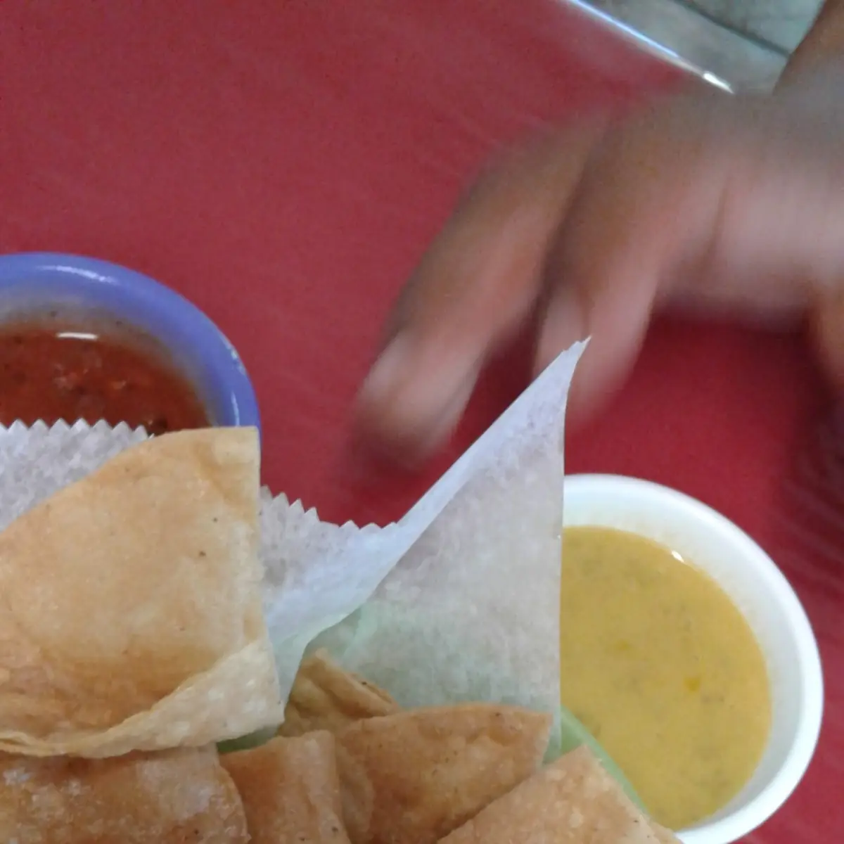 Tortilla Chips and Cheese