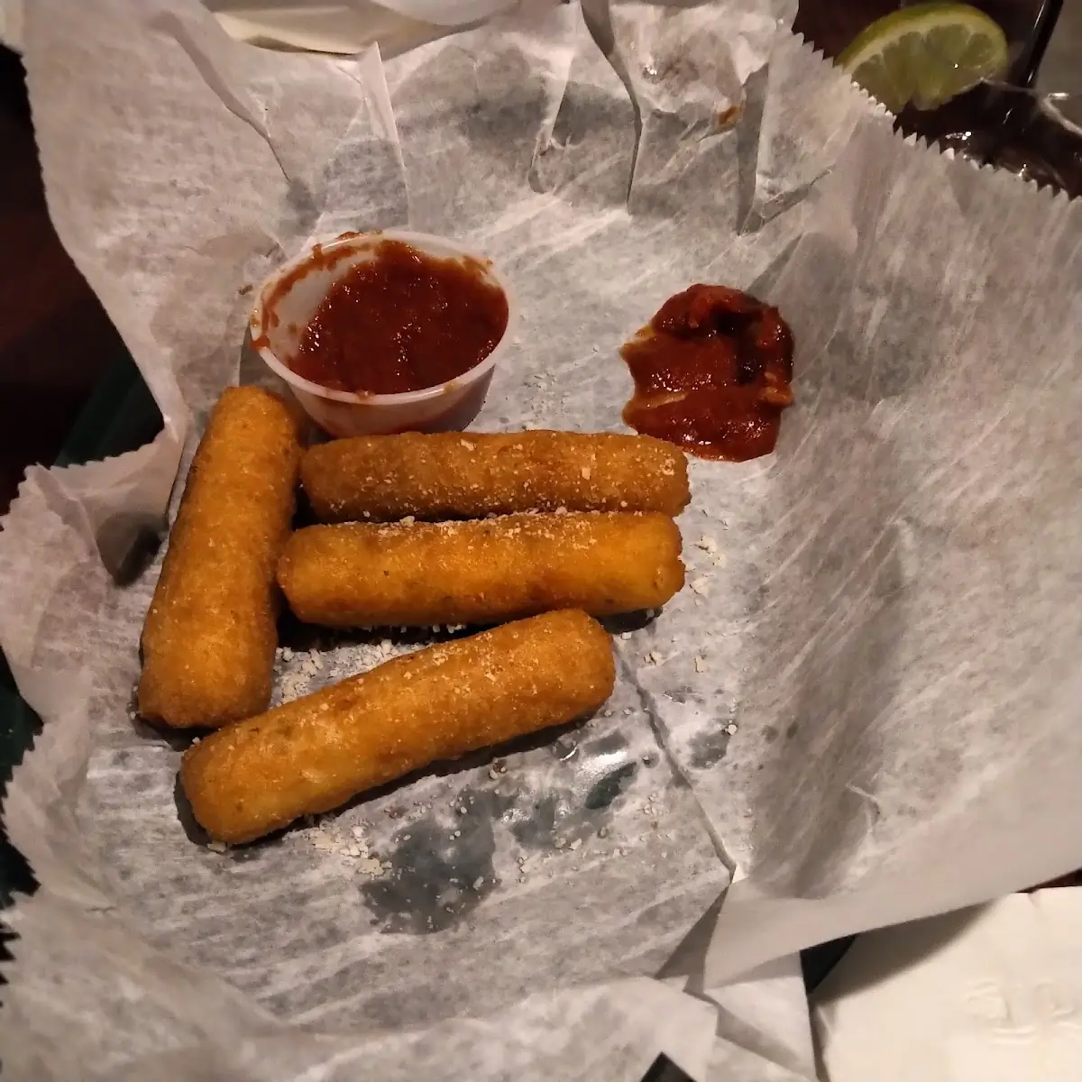 Mozzarella Sticks or Fried Ravioli