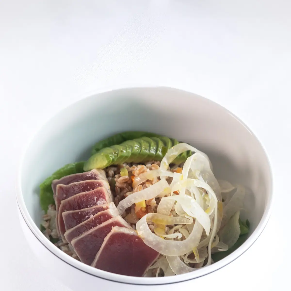 Ahi Tuna and Farro Bowl