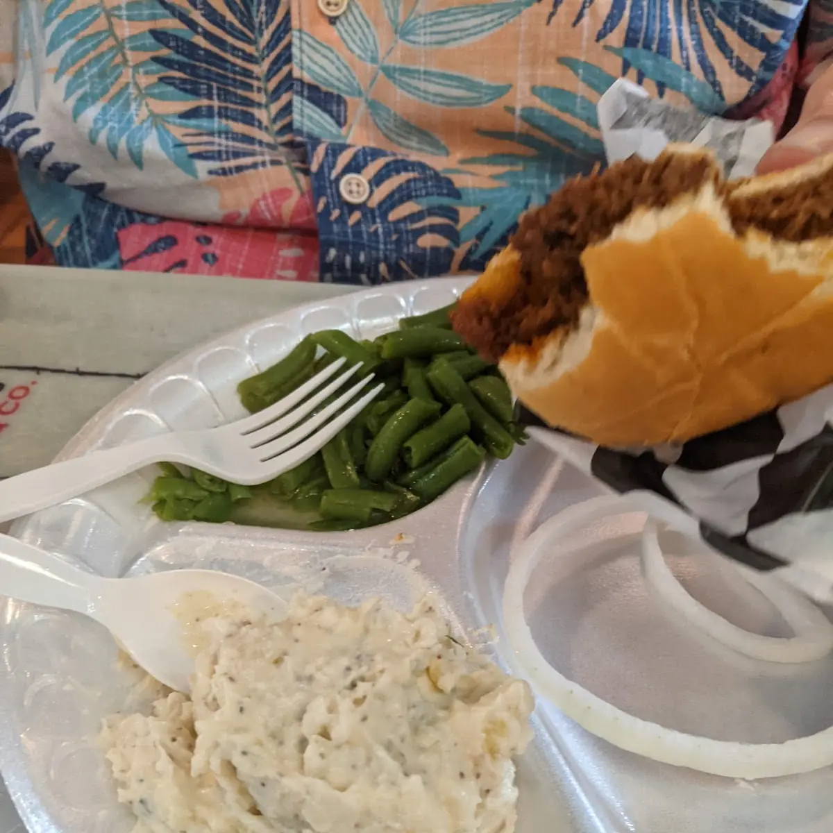 Green Beans and Potato Salad