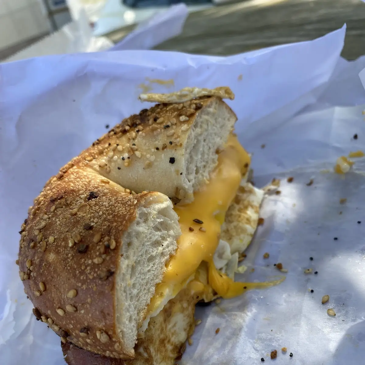Steak 2 Eggs and Cheese Bagel