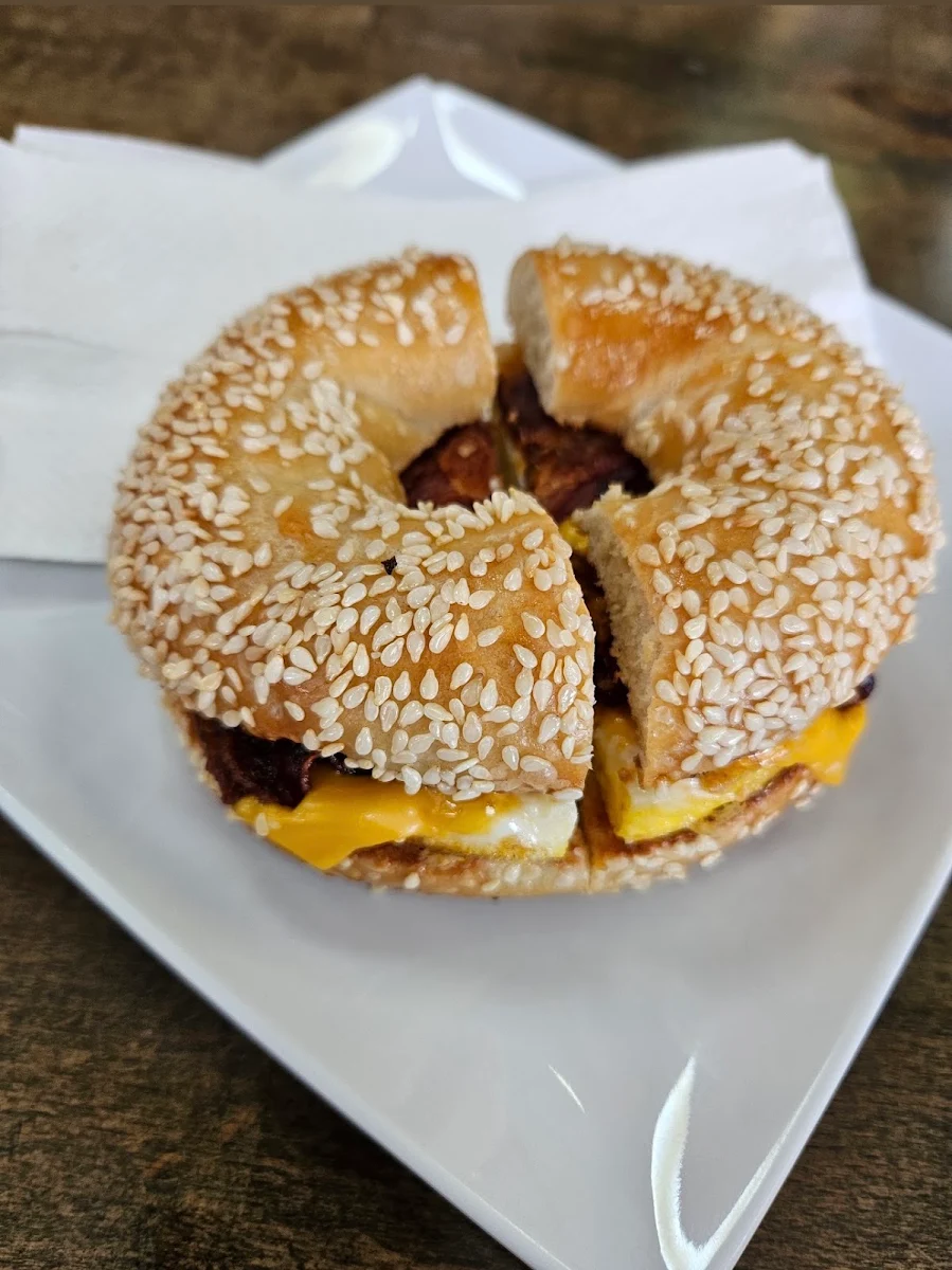 Everything Bagel with Cream Cheese