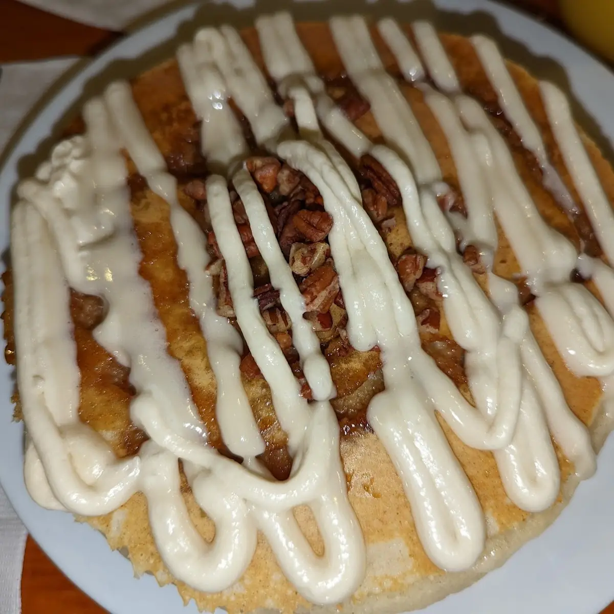 Cinnamon Roll Pancakes