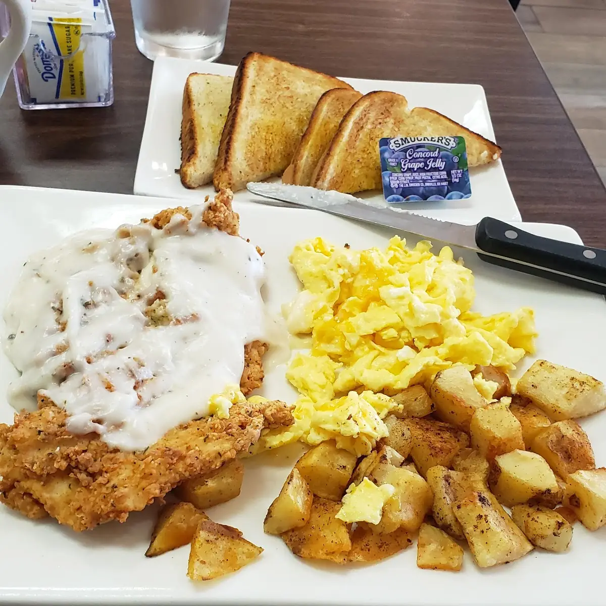 Country Fried Steak Breakfast