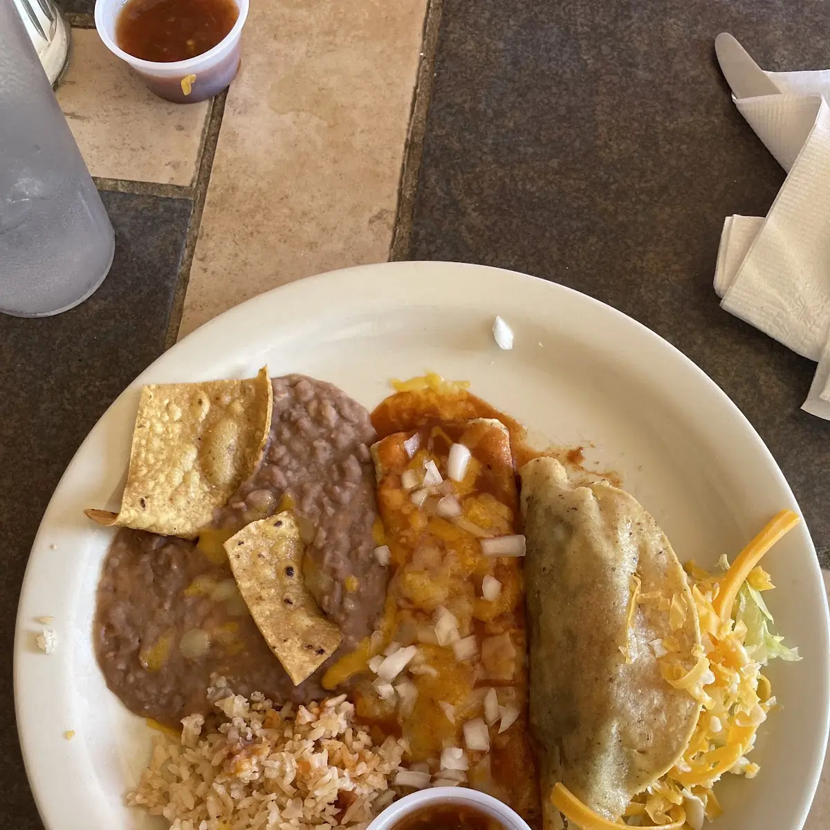 Smothered Burrito Plate