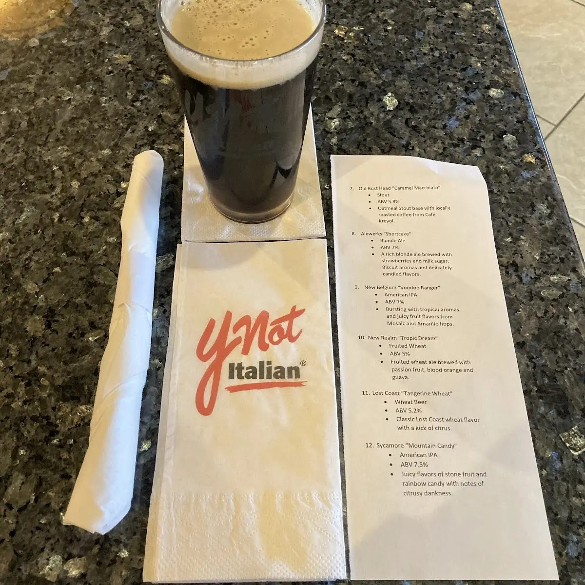 Craft Beer on Draft