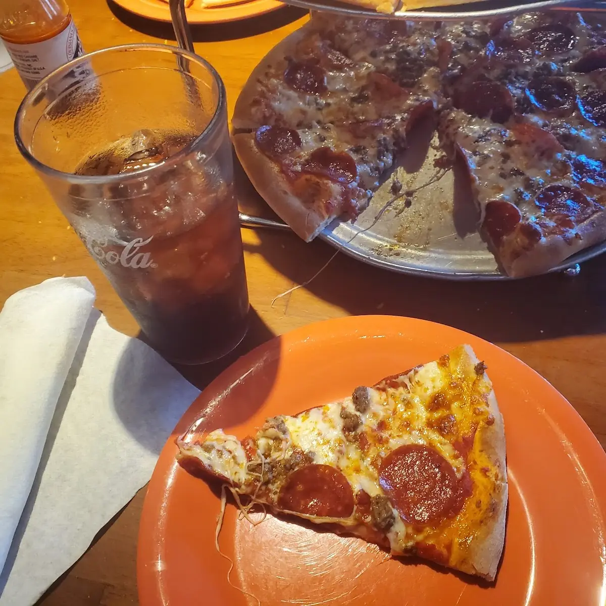 Pepperoni and Sausage Pizza