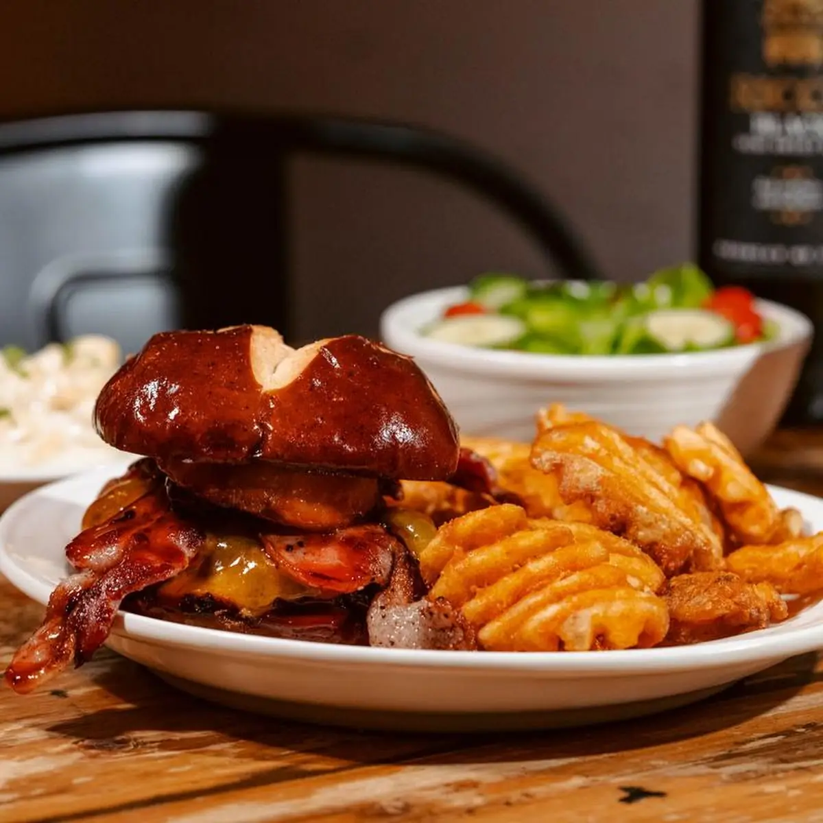 Bourbon BBQ Bacon and Cheddar