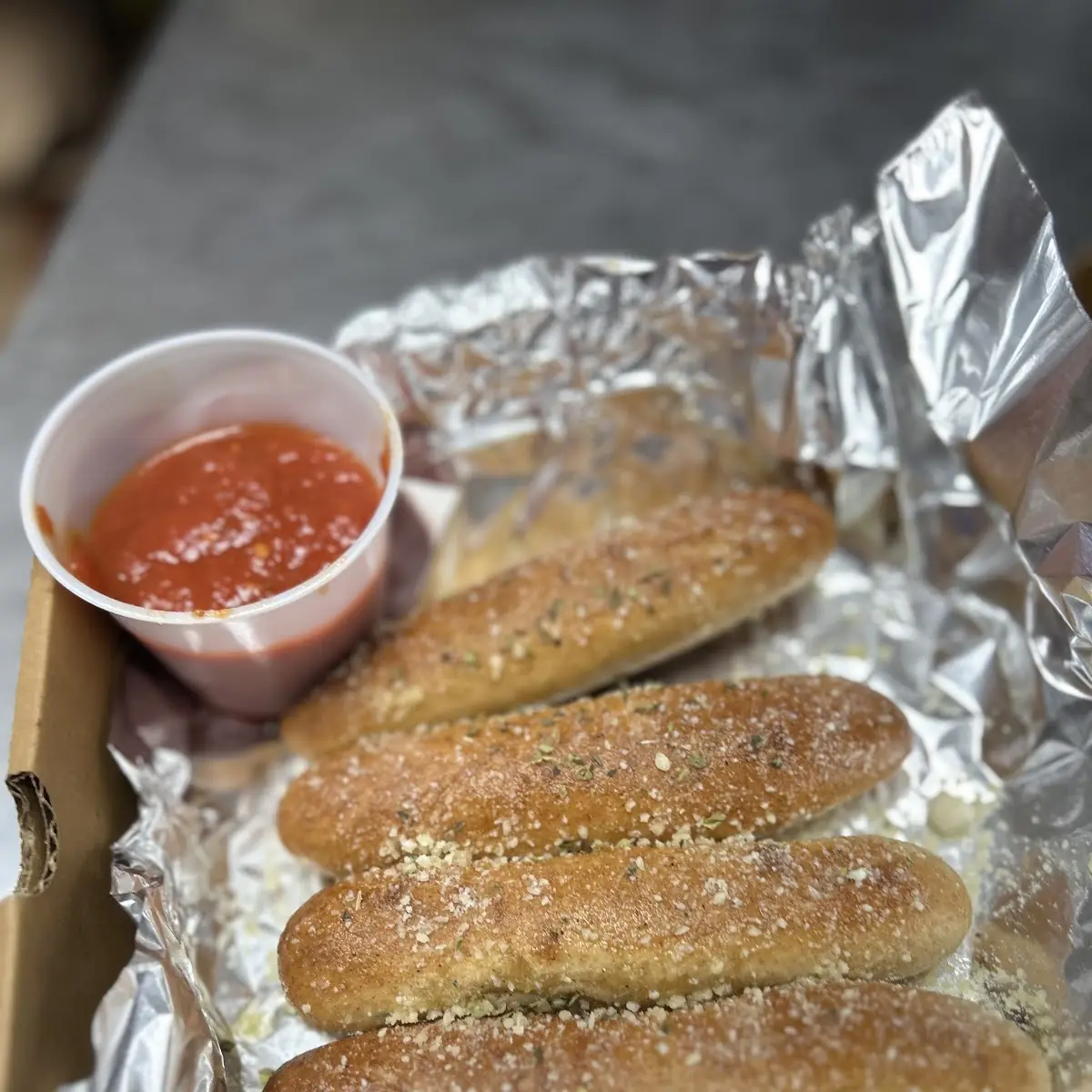 Garlic & Parmesan Breadsticks