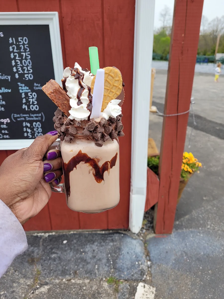 Chocolate Peanut Butter Extreme Milkshake
