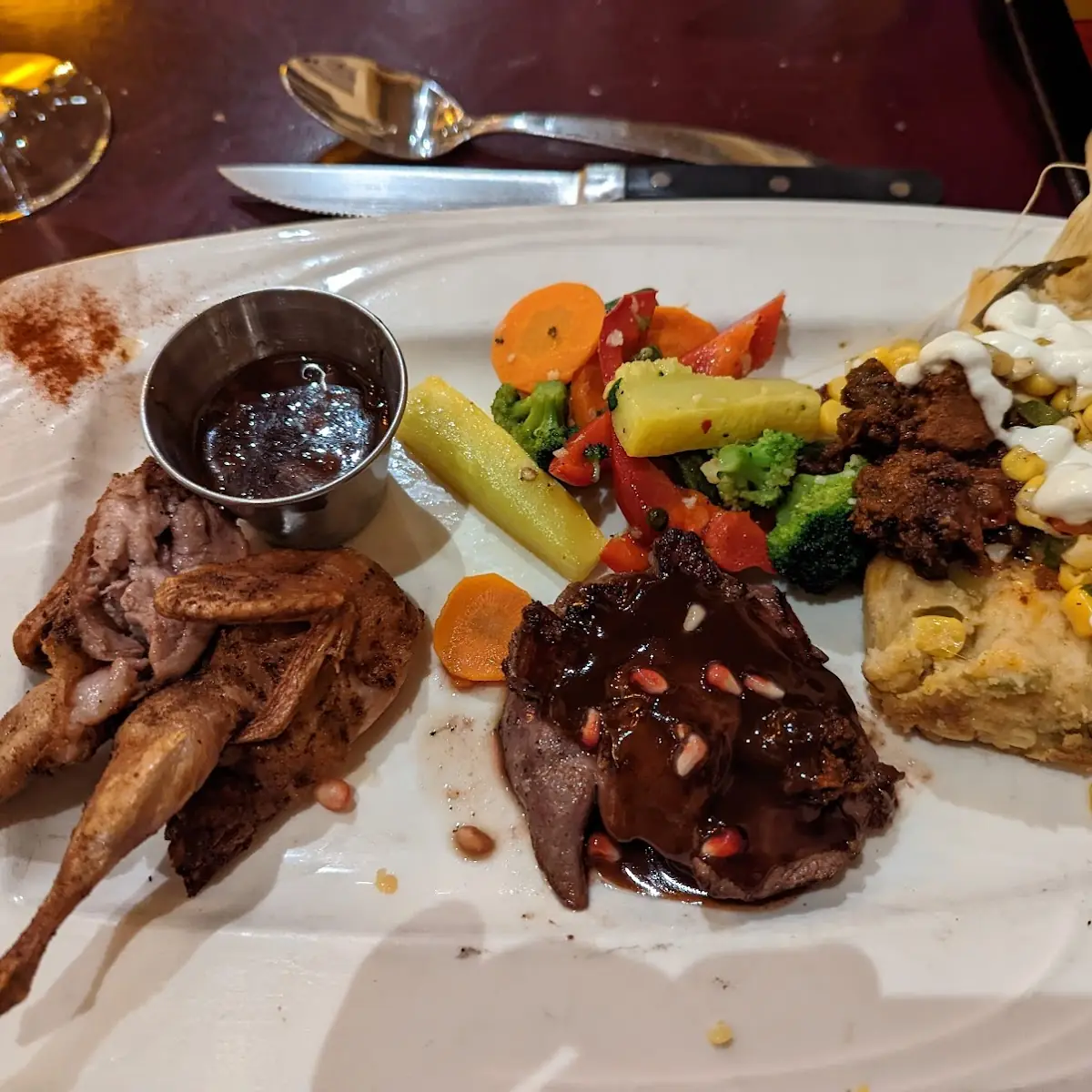 Churro Lamb Sampler Platter