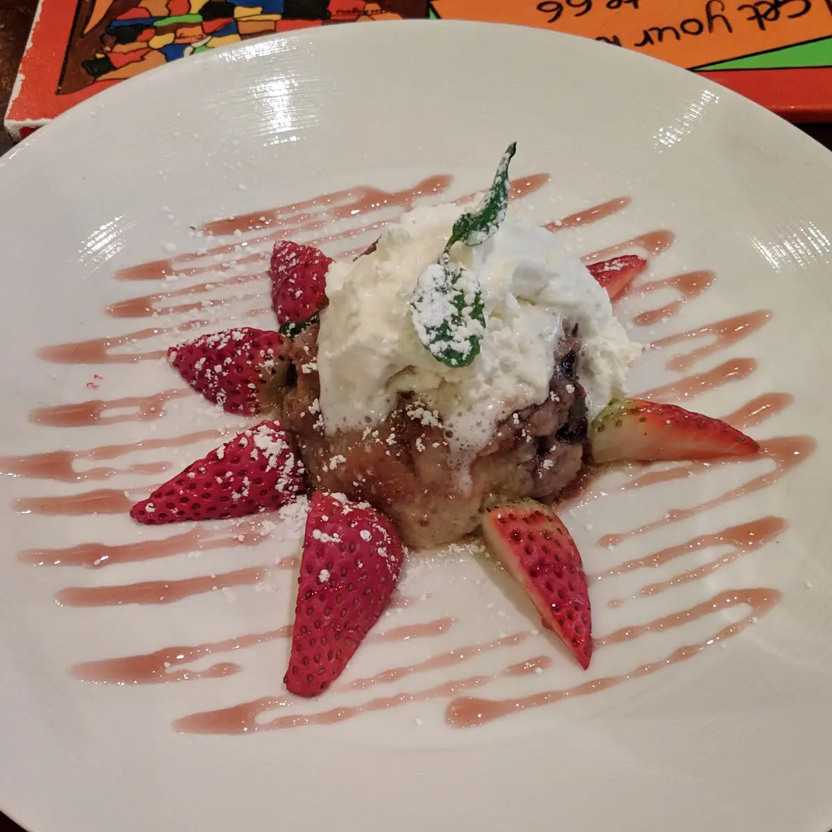 Warm Bread Pudding
