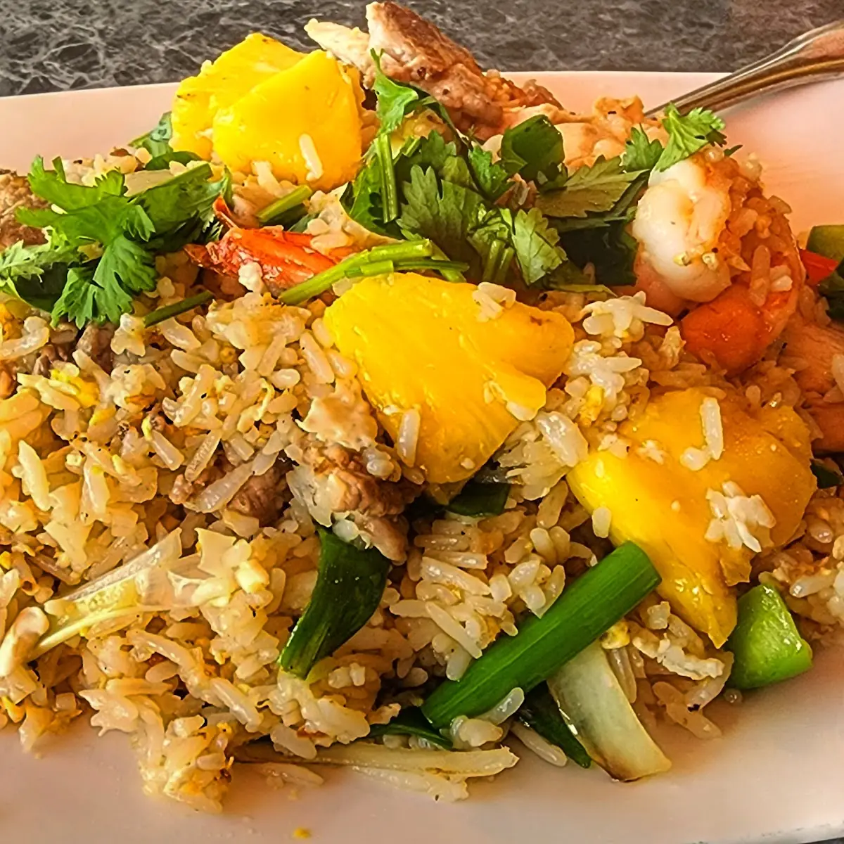 Pad-See-Iew Pineapple Fried Rice