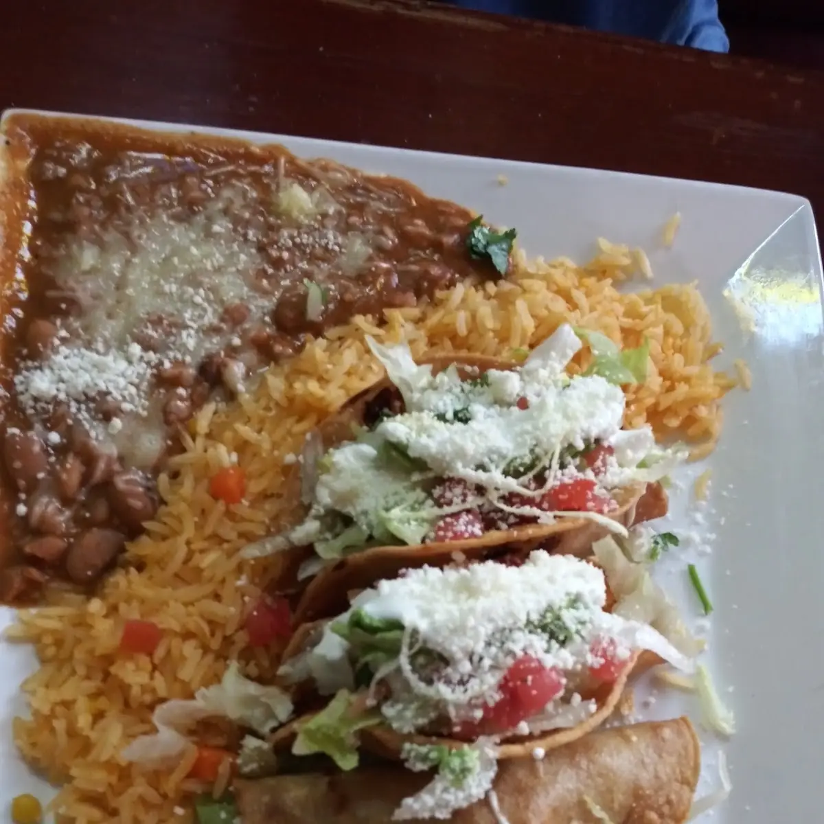Chicken Enchilada Combo Plate