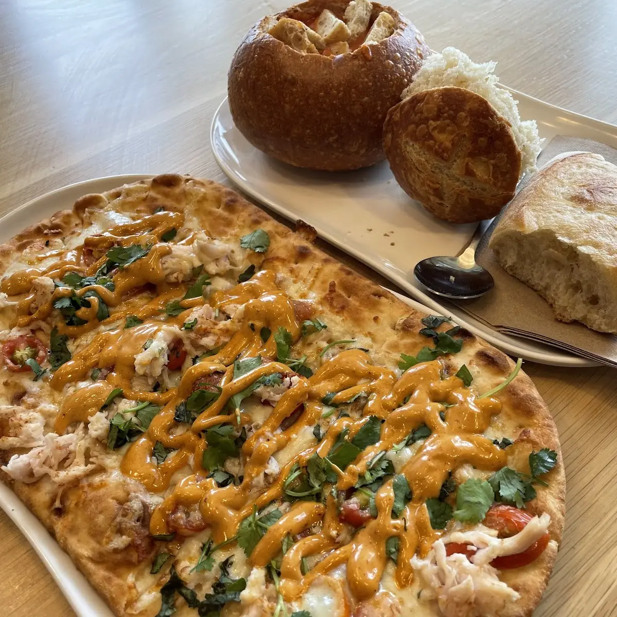 Chipotle Chicken Flatbread Pizza