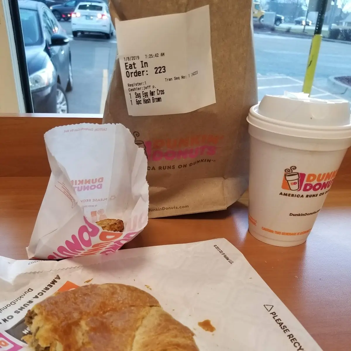 Sausage Egg and Cheese Croissant