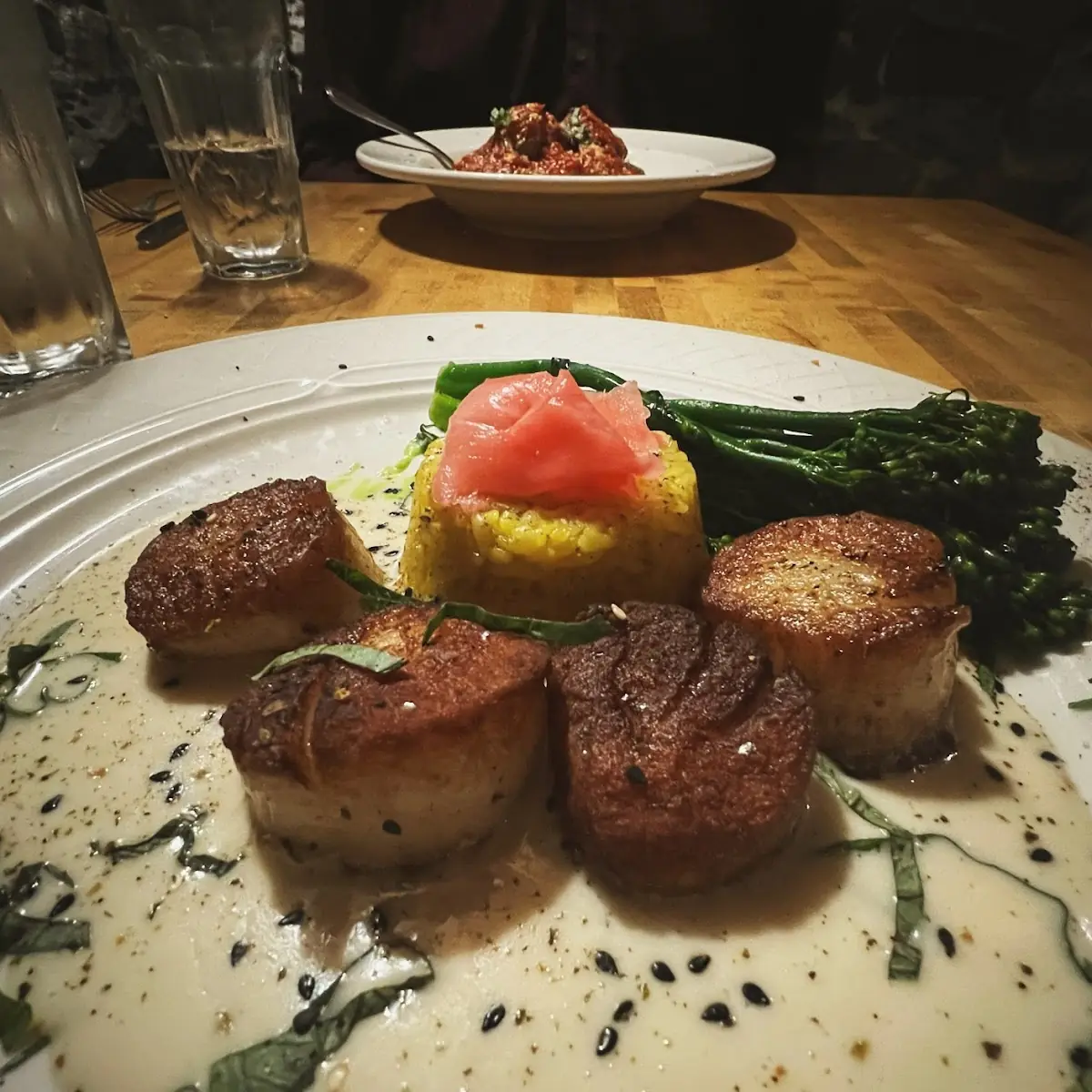 Seared Fresh Sea Scallops