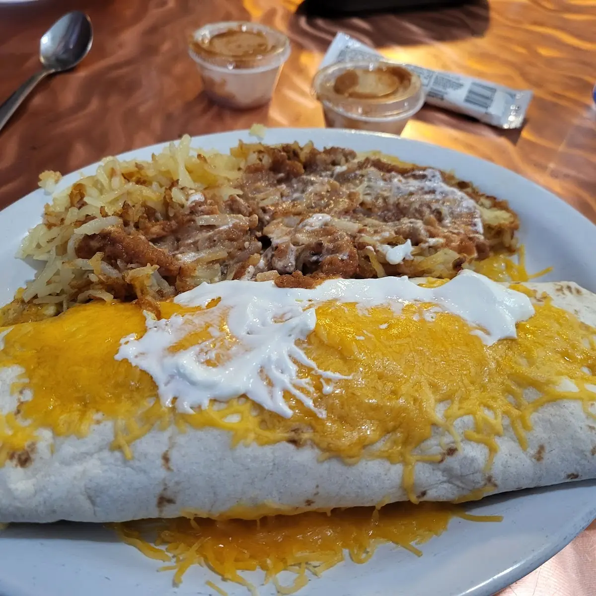 Ham Breakfast Burrito