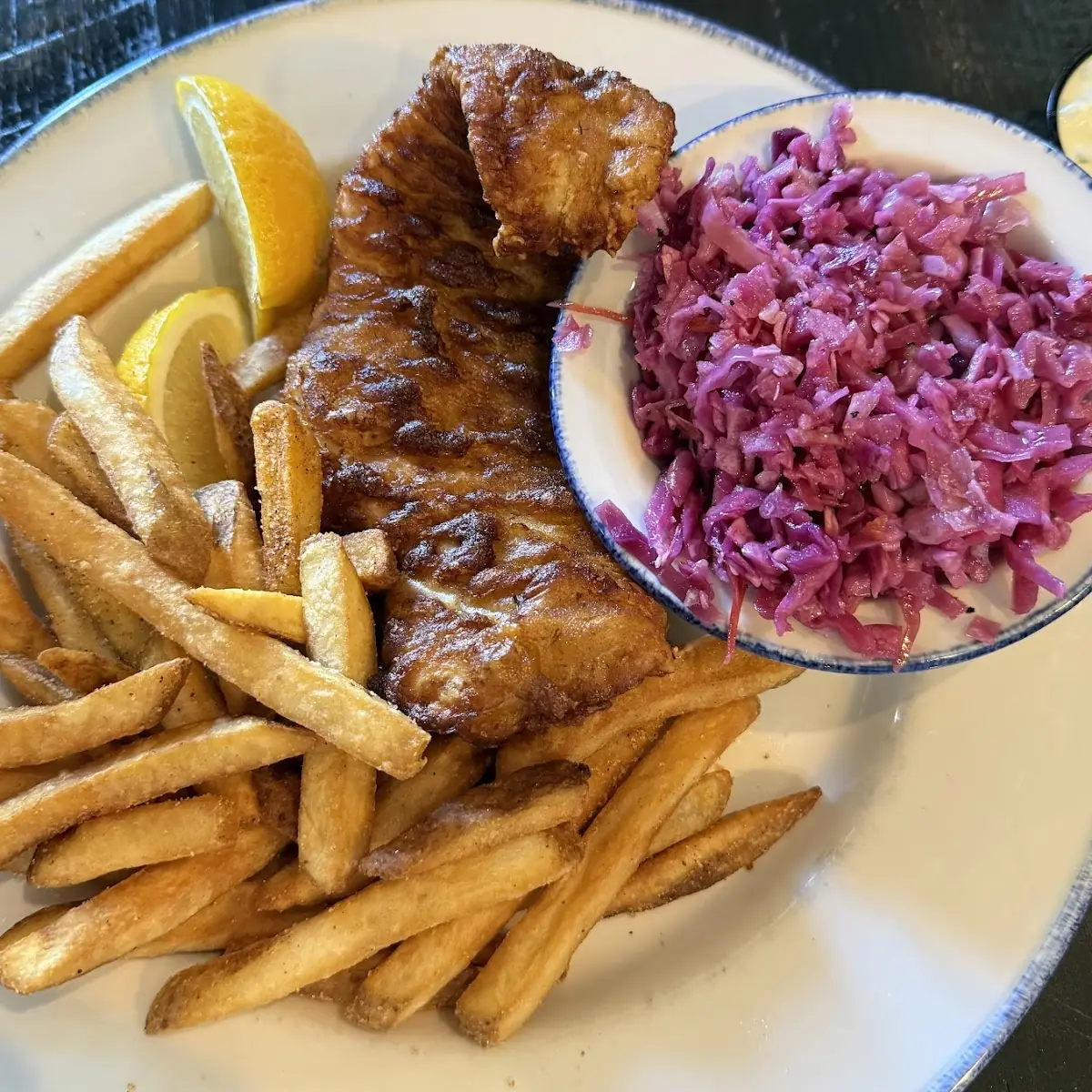Cod Dinner with French Fries