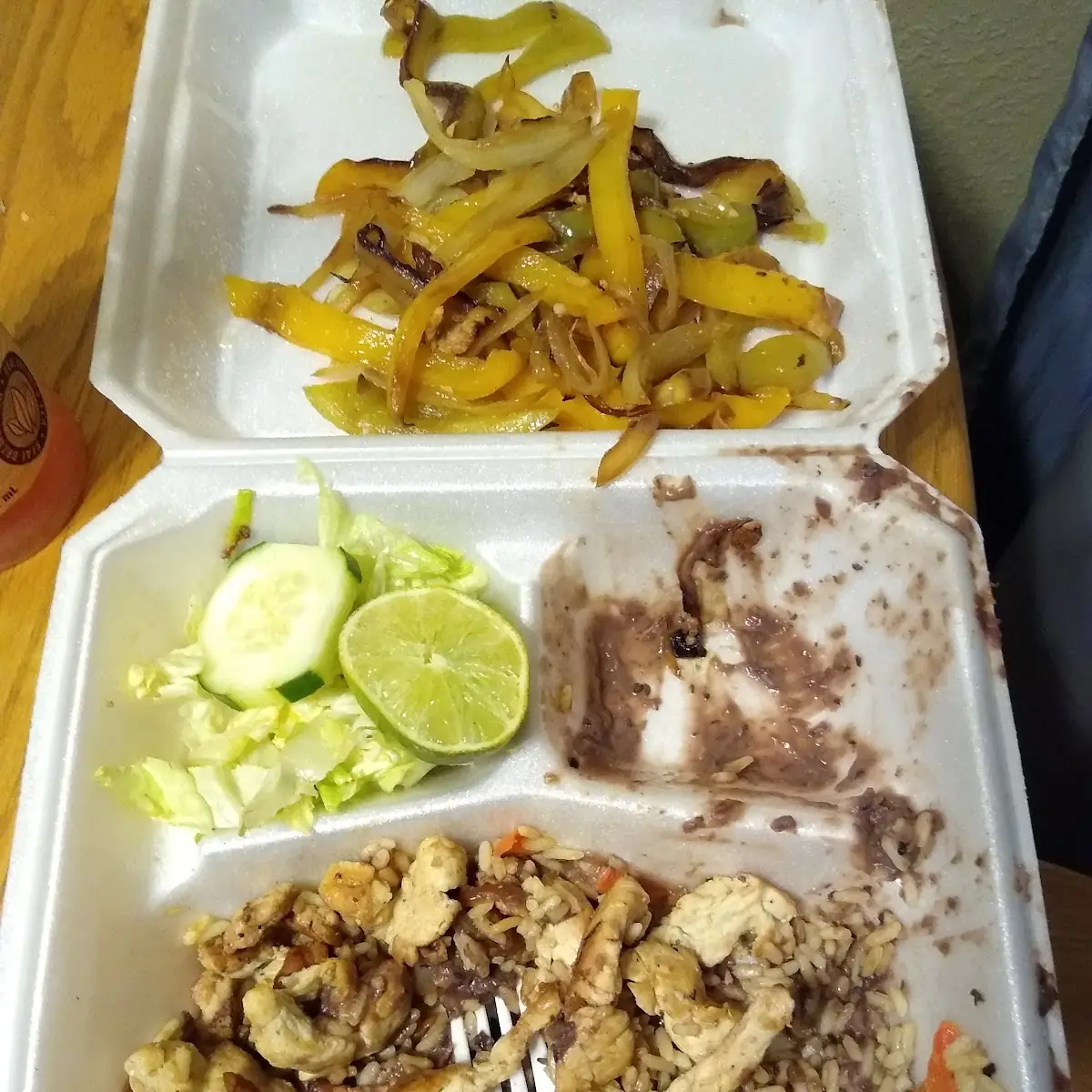 Seasoned Rice with Refried Beans