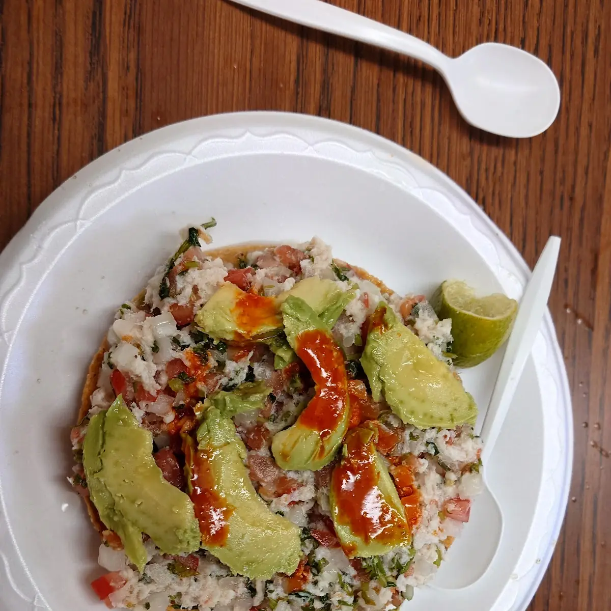 Fish Ceviche Tostada