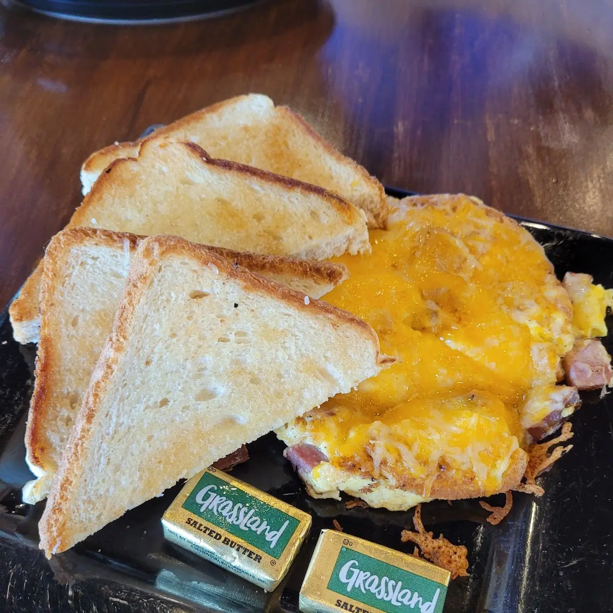 Ham Egg and Cheese Scramble