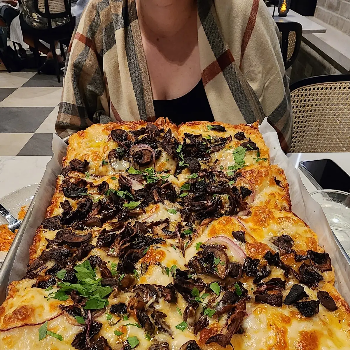 Mushroom Pizza