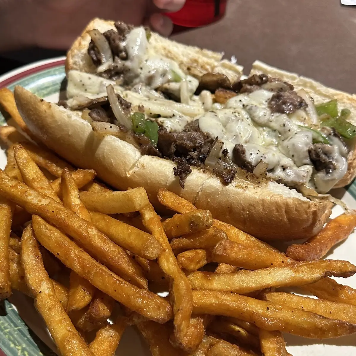 Philly Cheesesteak with Frie